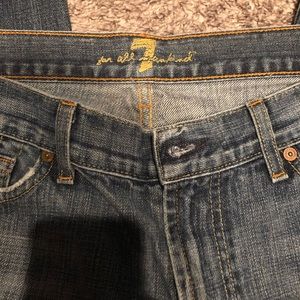 Used 7 for all mankind jeans/denim